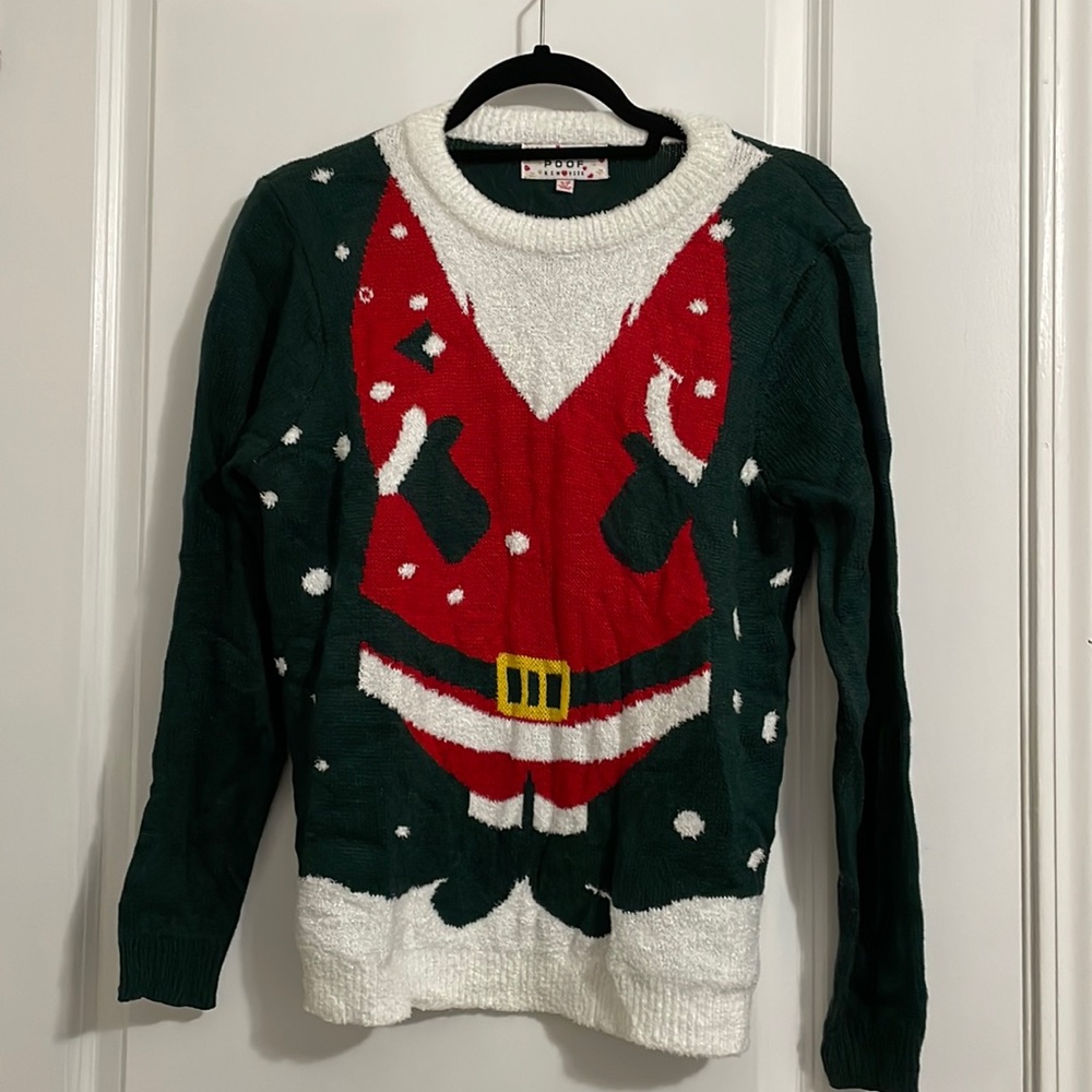 “Ugly Sweater” Christmas sweater - size M
